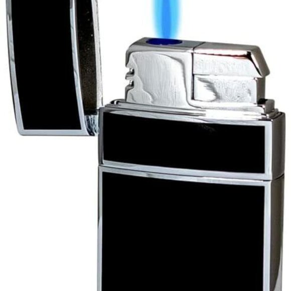 Rocky Patel Classy Black H. E. SINGLE FLAME LIGHTER Lifetime Warranty - Picture 2 of 2